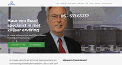Desktop Screenshot of excel-leren.nl